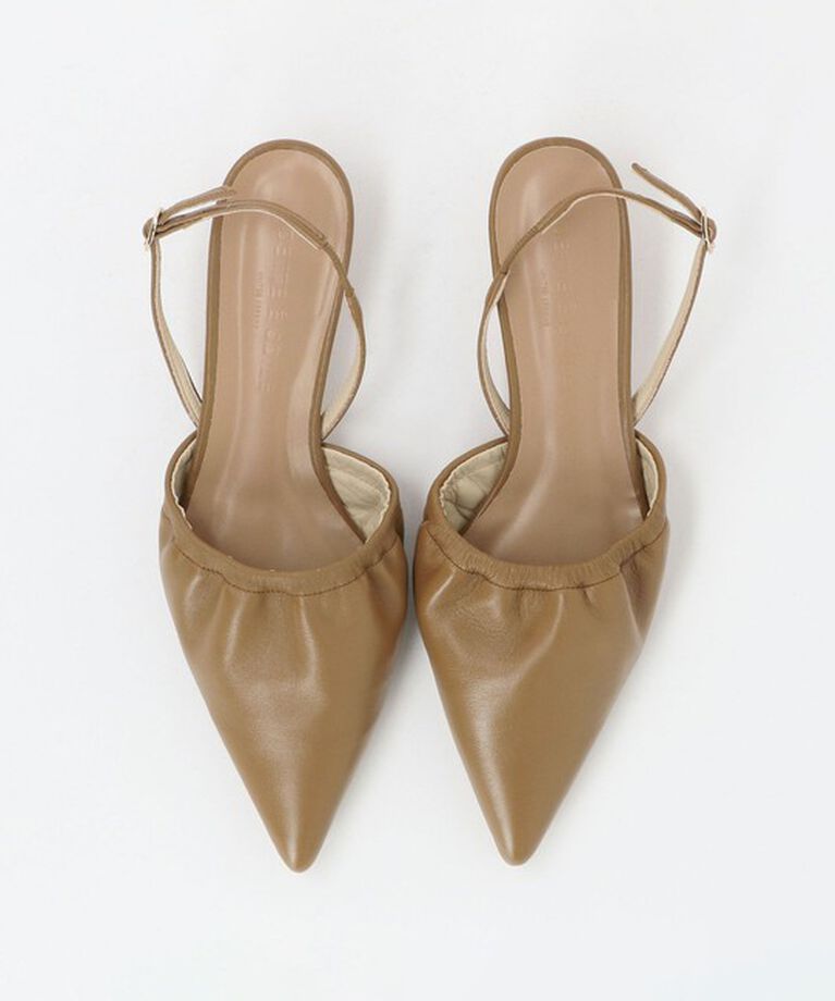 ODETTE E ODILE「シャーリングトップバックベルト パンプス30↑」|パンプス|