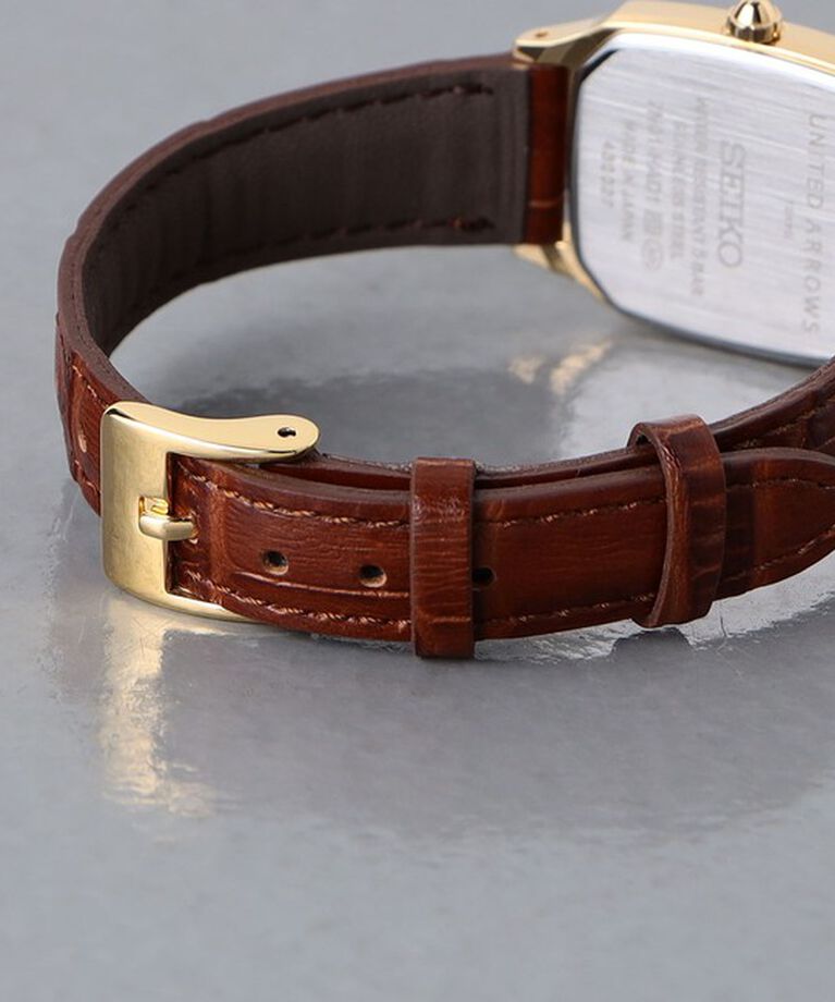 UNITED ARROWS「【別注】＜SEIKO＞スクエア レザー 腕時計」|腕時計|