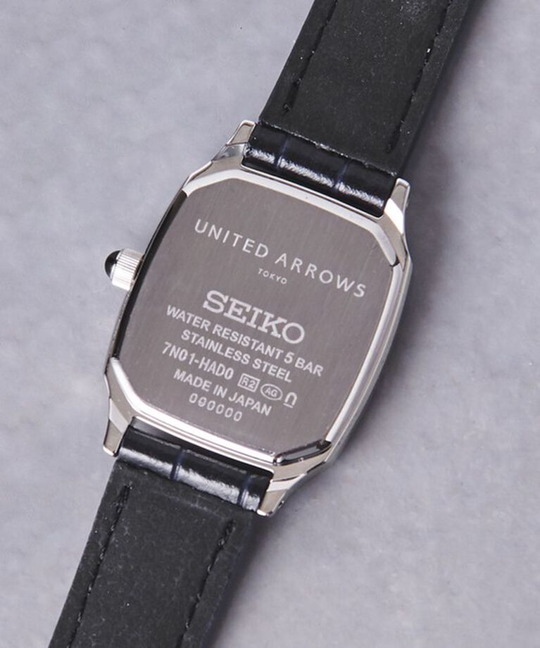 UNITED ARROWS「【別注】＜SEIKO＞スクエア レザー 腕時計」|腕時計|