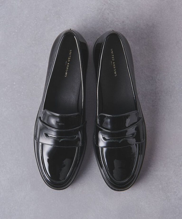 UNITED ARROWS「レイン レザー ローファー」|レインシューズ|