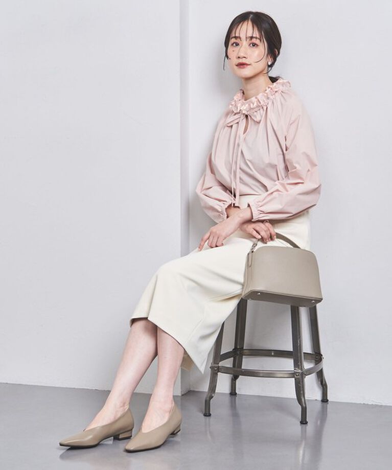 UNITED ARROWS「スクエア ポインテッド フラットシューズ」|パンプス|
