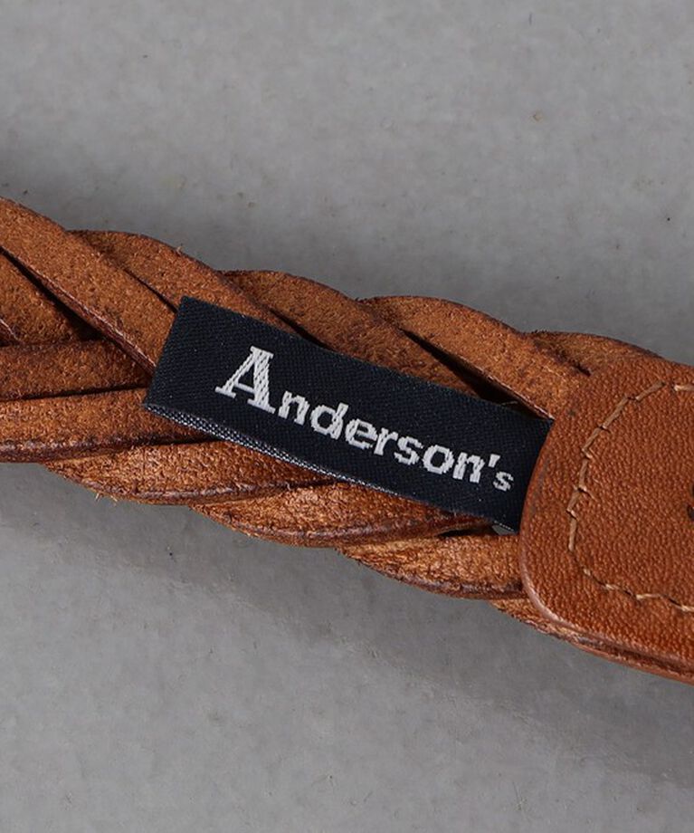 UNITED ARROWS「【別注】＜Anderson‘s＞ ラウンドバックル メッシュベルト」|ベルト|