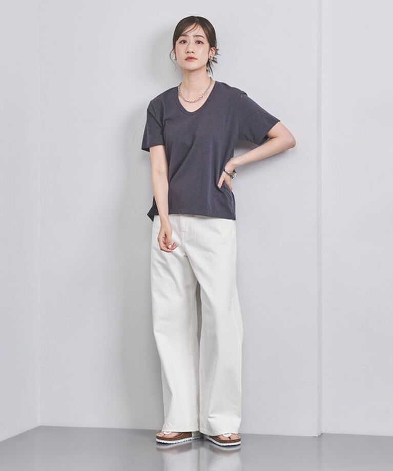 UNITED ARROWS「ルーズシルエット ストレート デニムパンツ」|デニム|