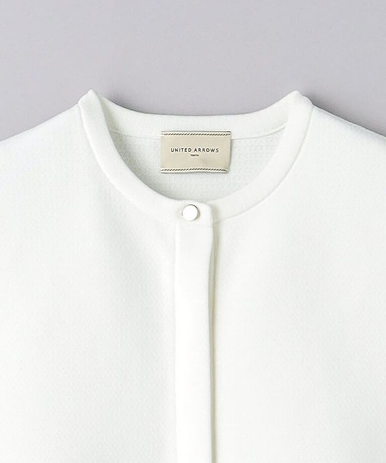 UNITED ARROWS「P リボンブローチ ニットベスト」|ニット・セーター|
