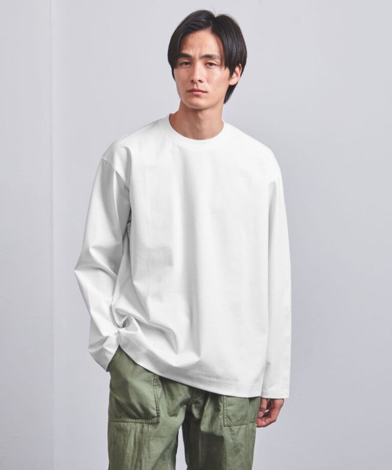 UNITED ARROWS「ポンチ ロングスリーブ Tシャツ デオドラント -抗菌防臭・接触冷感-」|Tシャツ・カットソー|