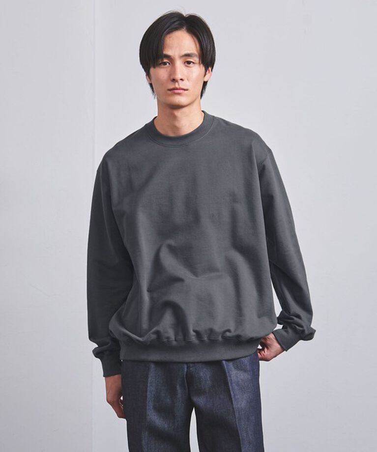 UNITED ARROWS「ピーチスキン クルーネック スウェット」|スウェット・ジャージ|