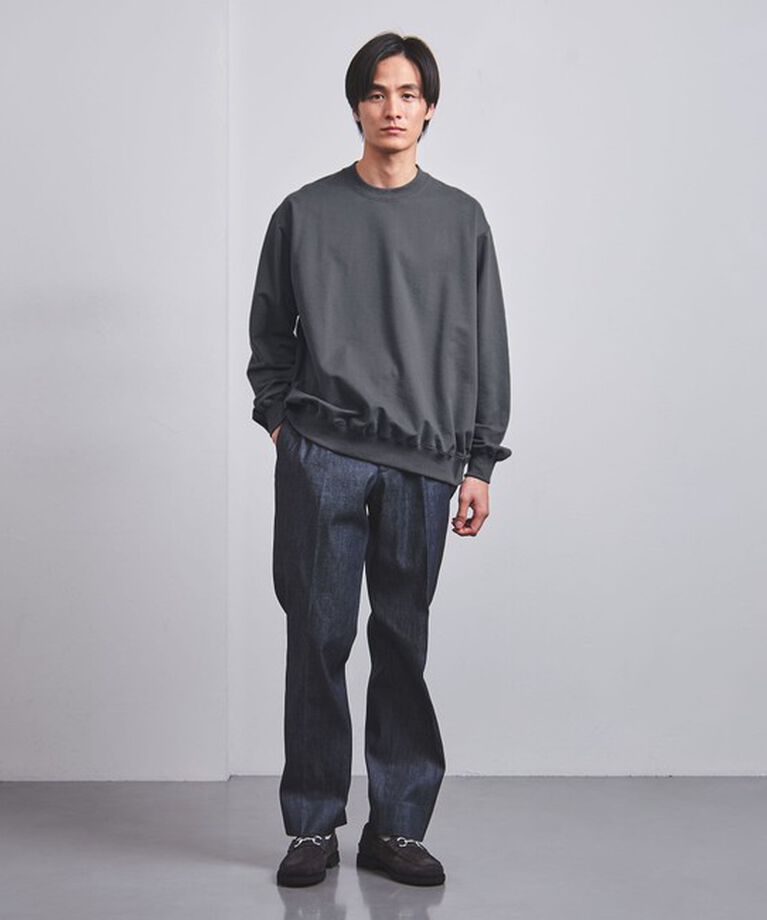 UNITED ARROWS「ピーチスキン クルーネック スウェット」|スウェット・ジャージ|