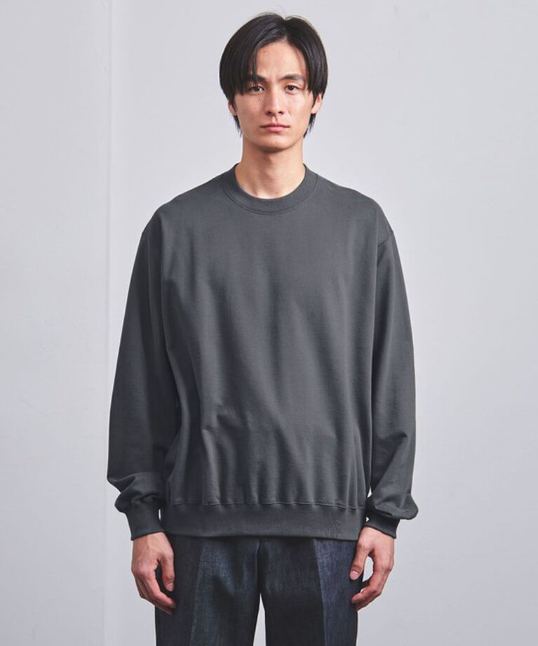 UNITED ARROWS「ピーチスキン クルーネック スウェット」|スウェット・ジャージ|
