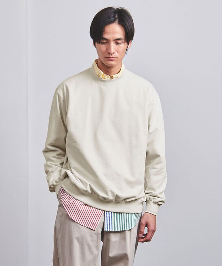UNITED ARROWS「ピーチスキン クルーネック スウェット」|スウェット・ジャージ|
