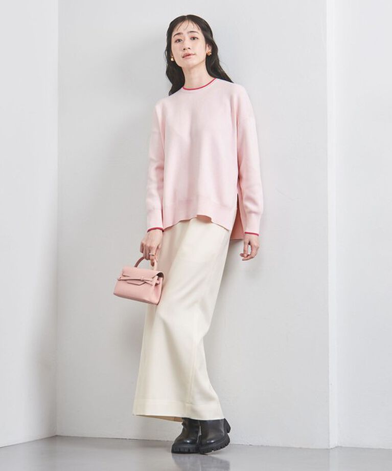 UNITED ARROWS「スムース クルーネックニット」|ニット・セーター|