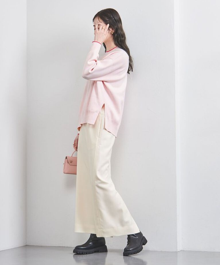 UNITED ARROWS「スムース クルーネックニット」|ニット・セーター|