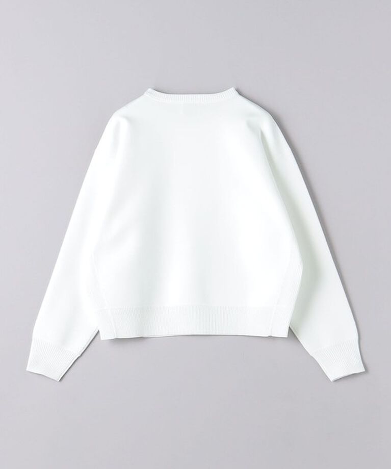 UNITED ARROWS「スウェットライク クルーネック ニットプルオーバー」|ニット・セーター|