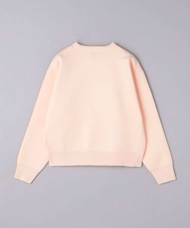 UNITED ARROWS「スウェットライク クルーネック ニットプルオーバー」|ニット・セーター|