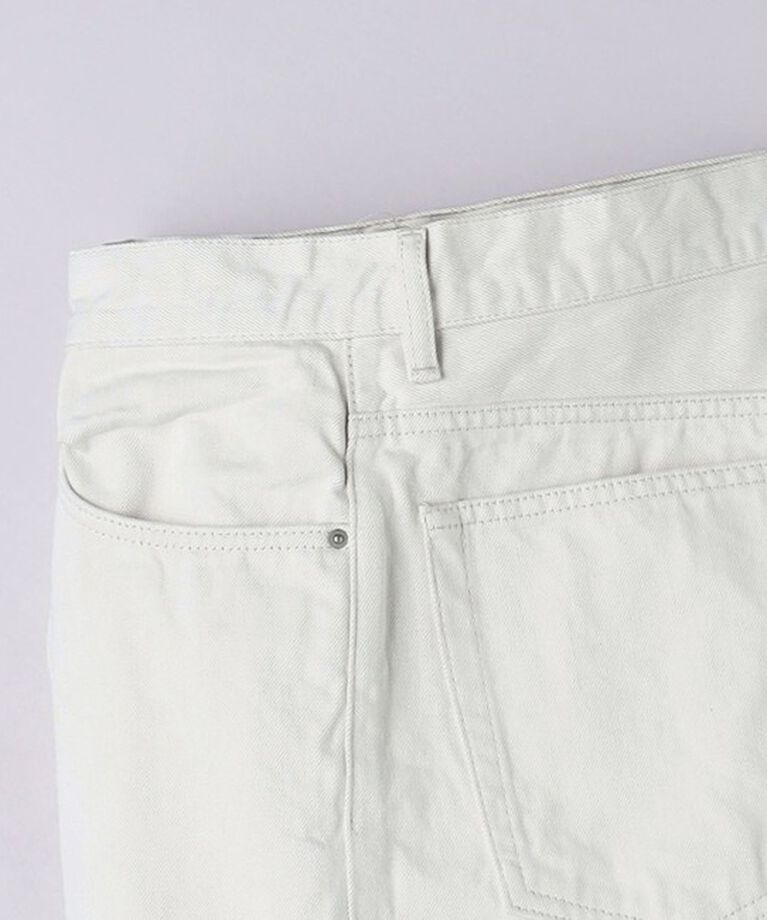 UNITED ARROWS「アイボリー バギー デニムパンツ」|デニム|