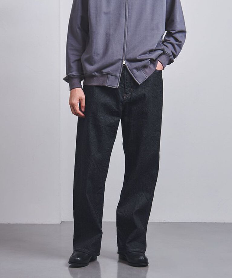UNITED ARROWS「バギー デニムパンツ」|デニム|NAVY