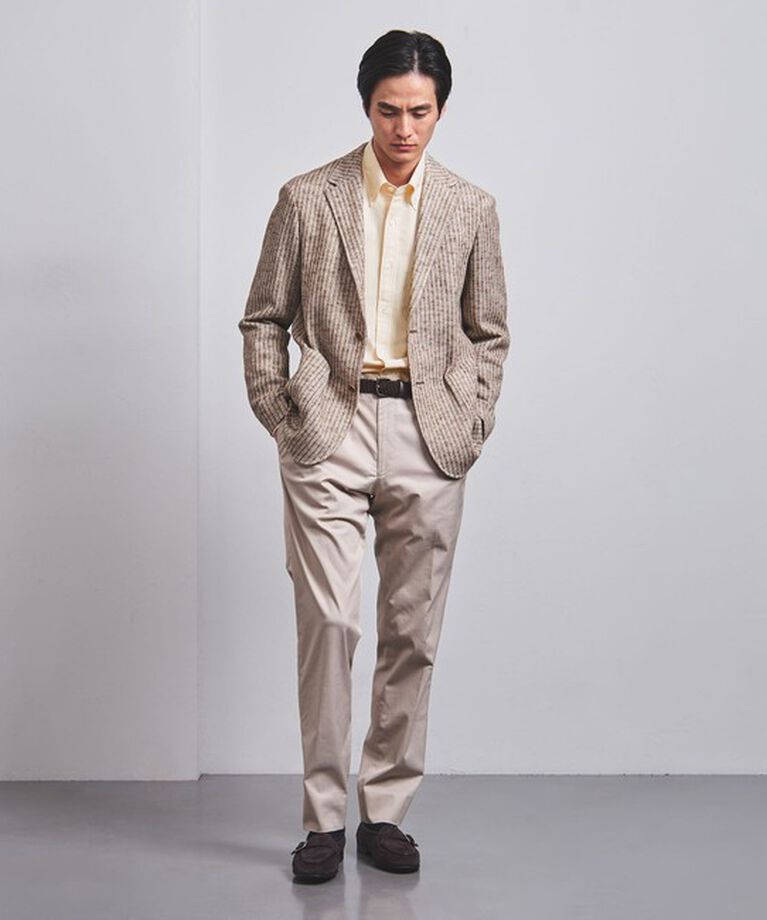 UNITED ARROWS「オーガニックコットン オックスフォード ストライプ ボタンダウン シャツ」|シャツ・ブラウス|