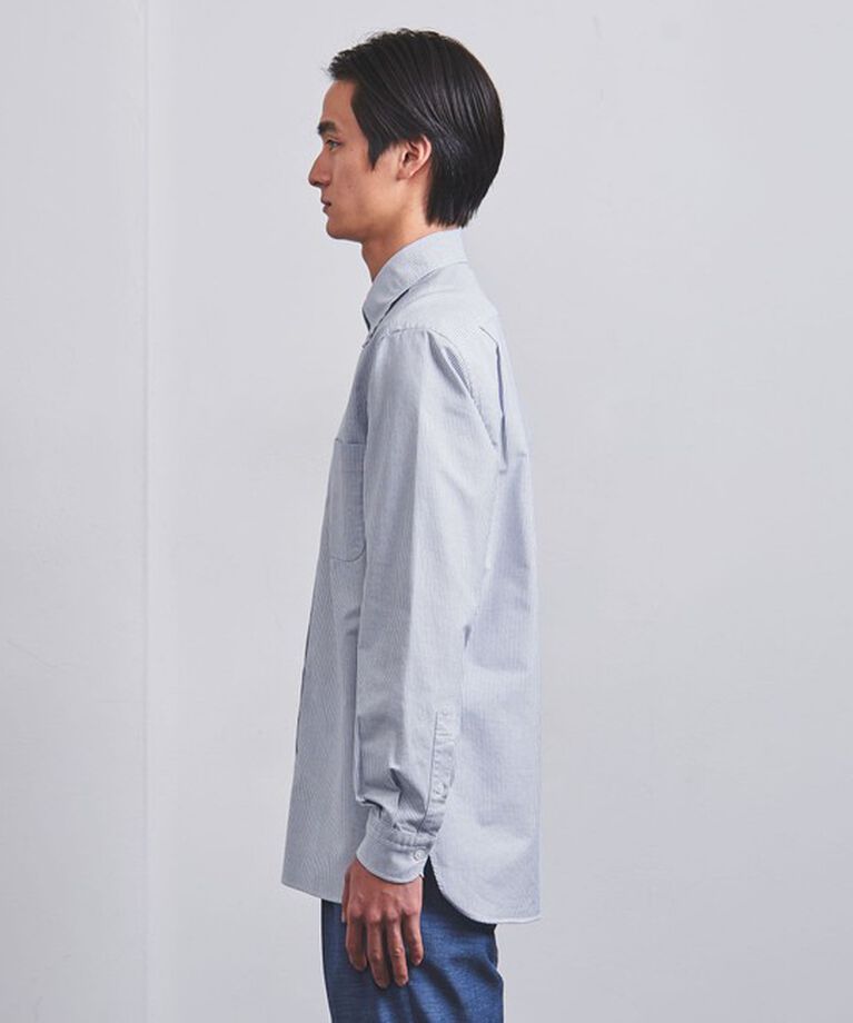 UNITED ARROWS「オーガニックコットン オックスフォード ストライプ ボタンダウン シャツ」|シャツ・ブラウス|
