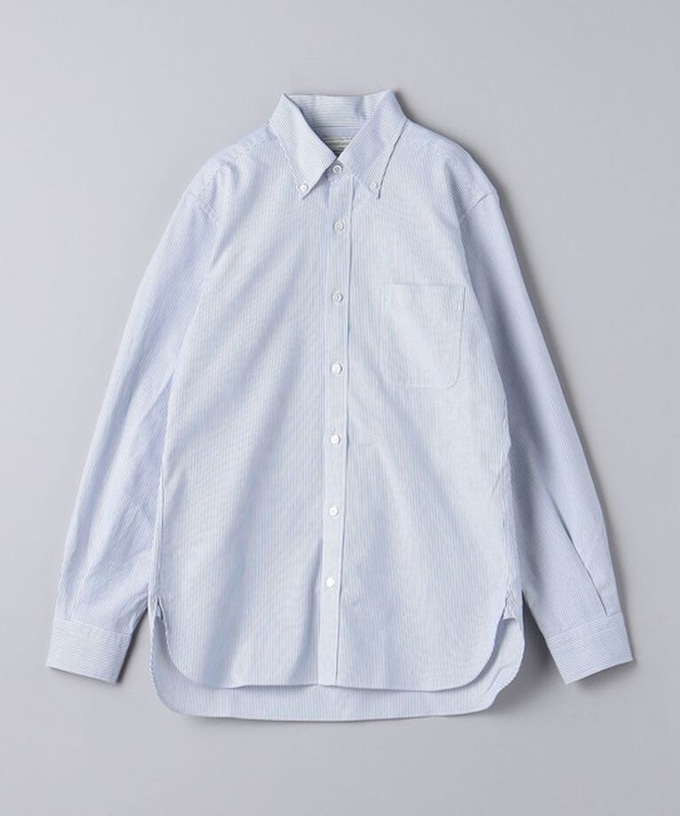 UNITED ARROWS「オーガニックコットン オックスフォード ストライプ ボタンダウン シャツ」|シャツ・ブラウス|