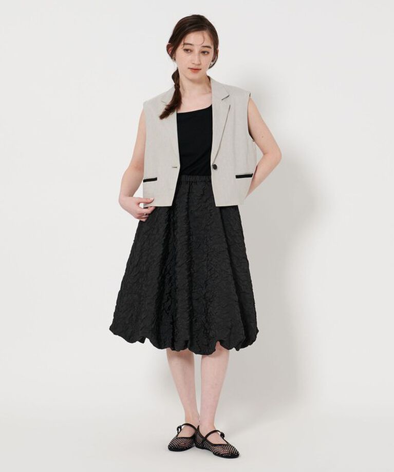 UNITED ARROWS「フクレジャカード バルーン ミディスカート」|スカート|