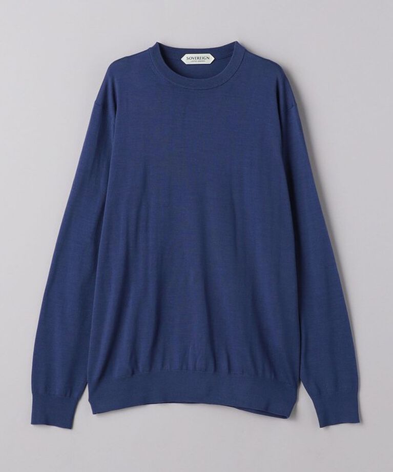 UNITED ARROWS「＜SOVEREIGN＞ハイゲージ クルーネックニット」|ニット・セーター|