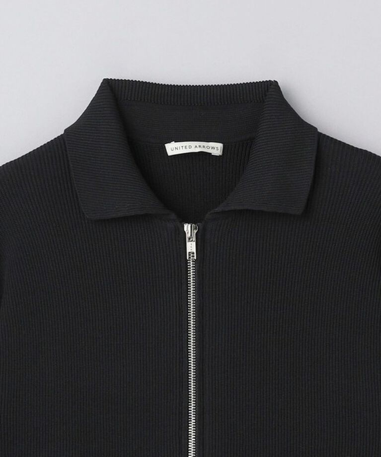 UNITED ARROWS「アゼ ジップアップ ポロカーディガン」|カーディガン|