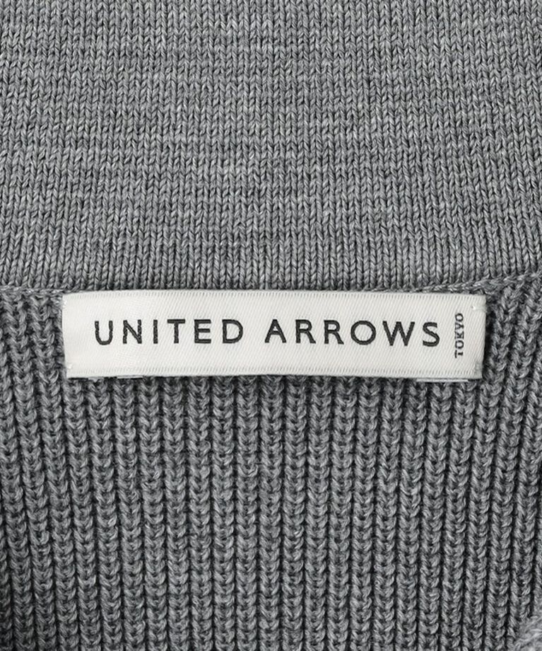 UNITED ARROWS「アゼ ジップアップ ポロカーディガン」|カーディガン|