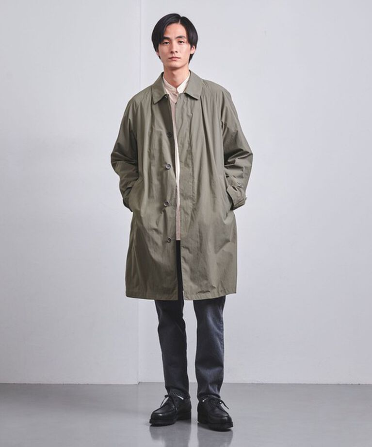 UNITED ARROWS「ナイロン タフタ バルマカーンコート ー撥水ー」|ステンカラーコート|