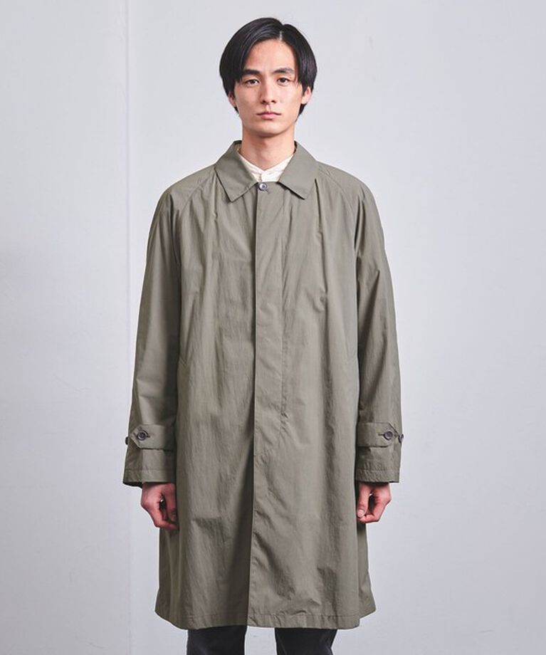 UNITED ARROWS「ナイロン タフタ バルマカーンコート ー撥水ー」|ステンカラーコート|