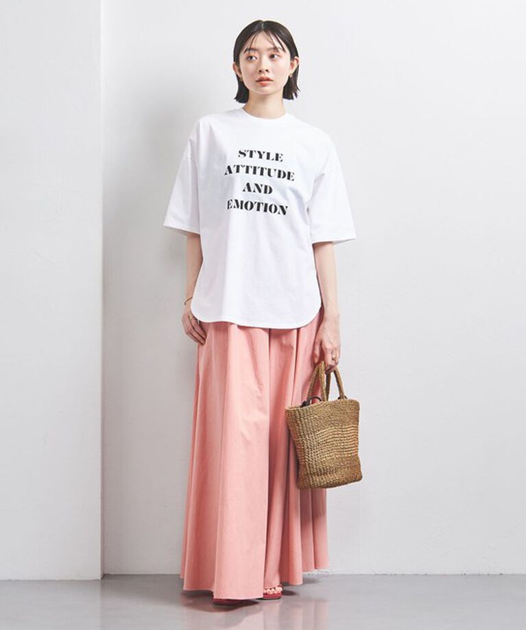 UNITED ARROWS「＜SACRA＞メッセージプリント Tシャツ」|Tシャツ・カットソー|