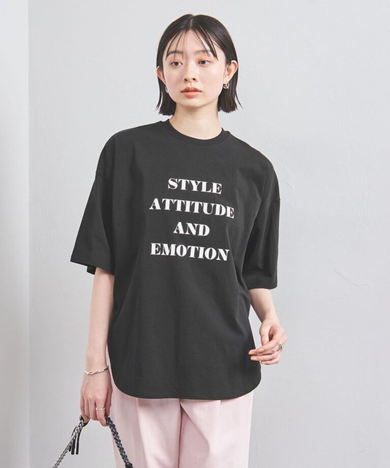 UNITED ARROWS「＜SACRA＞メッセージプリント Tシャツ」|Tシャツ・カットソー|