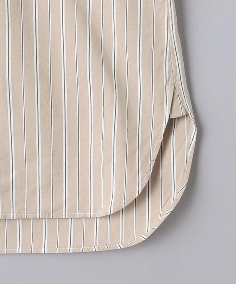 UNITED ARROWS「ALBINI カラーストライプ セミワイドカラーシャツ」|シャツ・ブラウス|