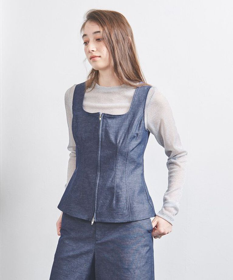 UNITED ARROWS「デニムライク ベスト」|ベスト・ジレ|