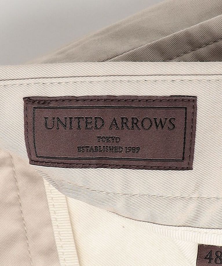 UNITED ARROWS「ツイル ベーシック 1プリーツ チノパンツ」|チノ|