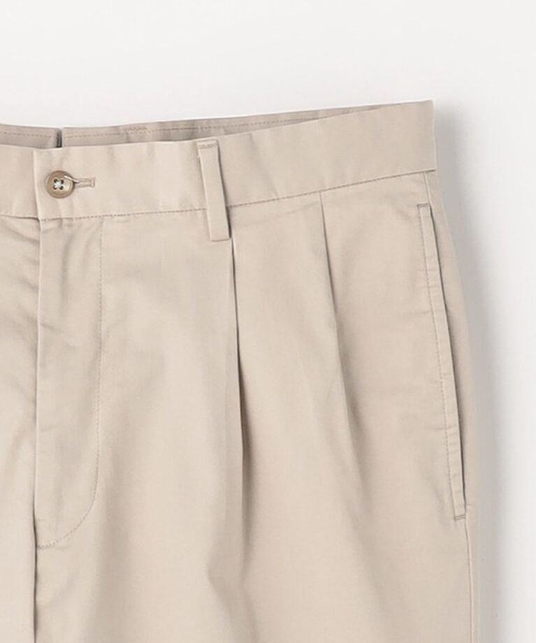 UNITED ARROWS「ツイル ベーシック 1プリーツ チノパンツ」|チノ|