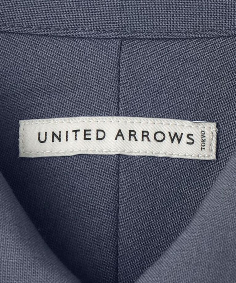 UNITED ARROWS「ウールトロピカル ジップ レギュラーカラー シャツ」|シャツ・ブラウス|