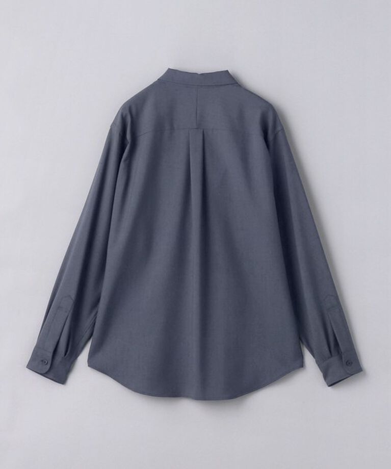UNITED ARROWS「ウールトロピカル ジップ レギュラーカラー シャツ」|シャツ・ブラウス|