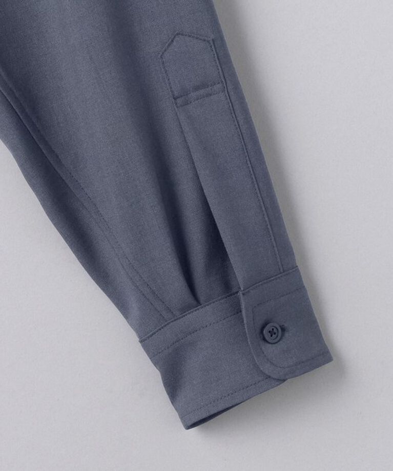 UNITED ARROWS「ウールトロピカル ジップ レギュラーカラー シャツ」|シャツ・ブラウス|