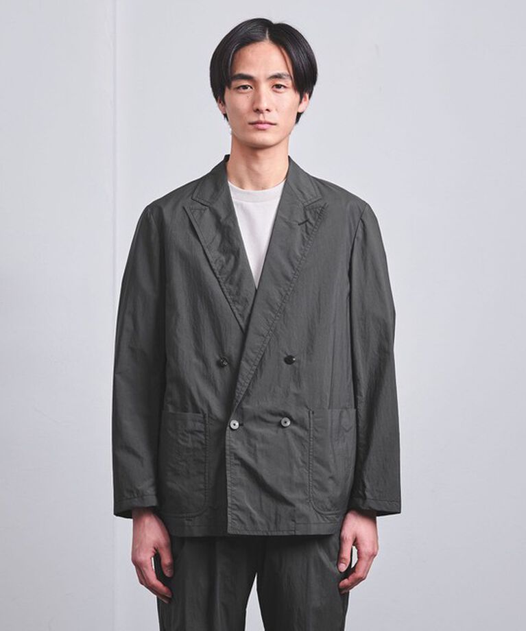 UNITED ARROWS「ダントツ撥水 オーディナリー ナイロン ４ボタン ダブル ジャケット」|テーラードジャケット|