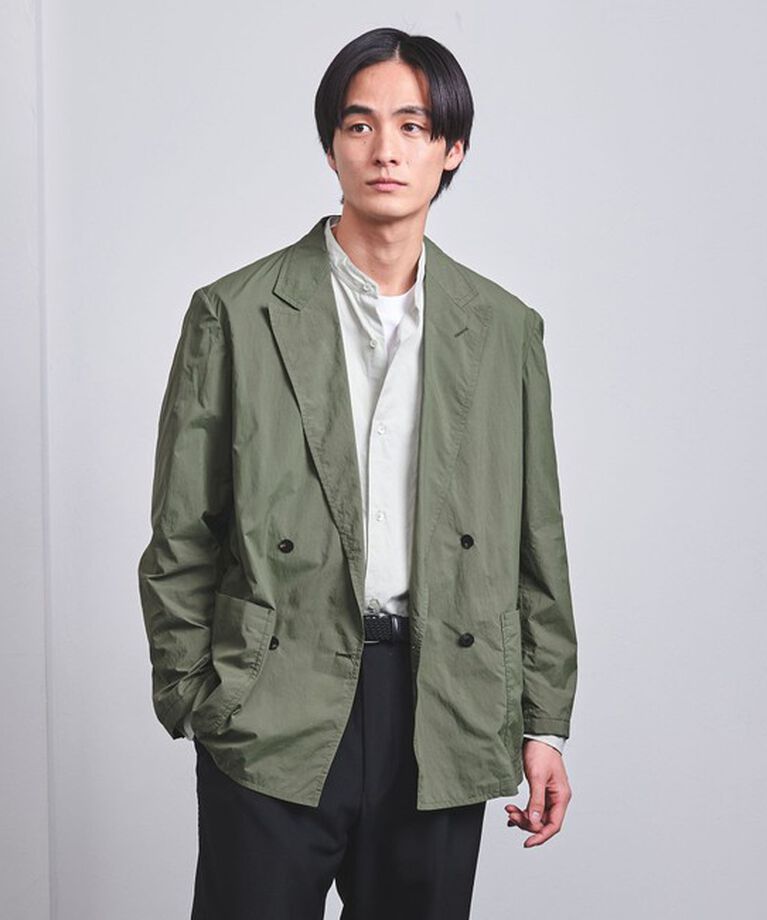 UNITED ARROWS「ダントツ撥水 オーディナリー ナイロン ４ボタン ダブル ジャケット」|テーラードジャケット|