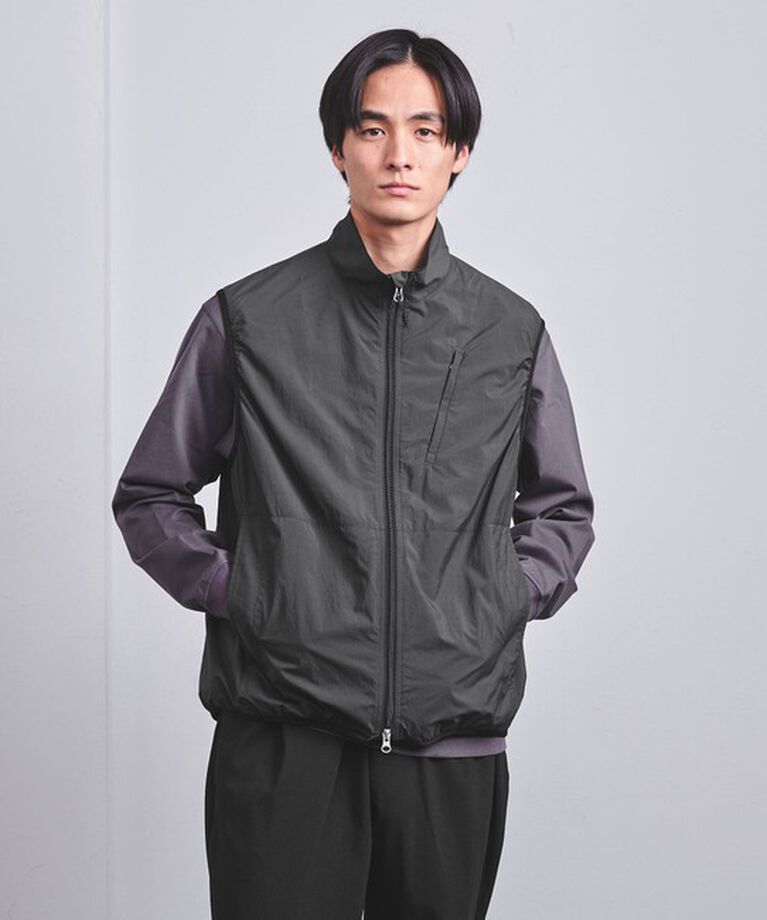 UNITED ARROWS「ダントツ撥水 ナイロン ベスト」|ベスト・ジレ|BLACK