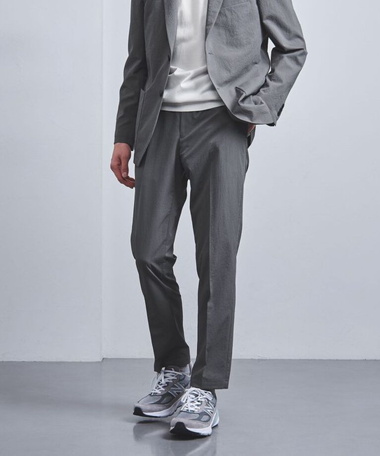 UNITED ARROWS「ドビー ノープリーツ スラックス UA COZY ―ストレッチ・撥水・ウォッシャブル・防しわ―」|スーツ|