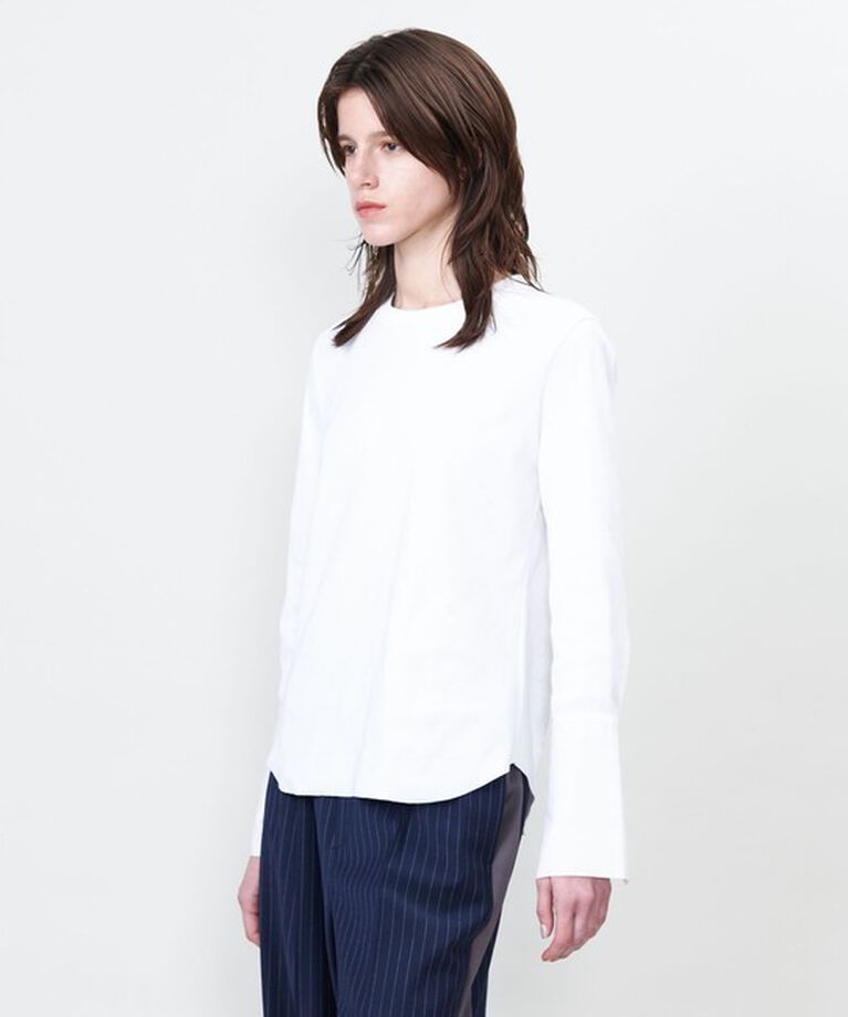 ASTRAET「＜ASTRAET＞リブ コンビ クルーネックカットソー」|Tシャツ・カットソー|