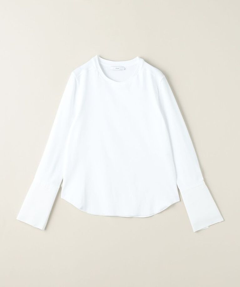 ASTRAET「＜ASTRAET＞リブ コンビ クルーネックカットソー」|Tシャツ・カットソー|