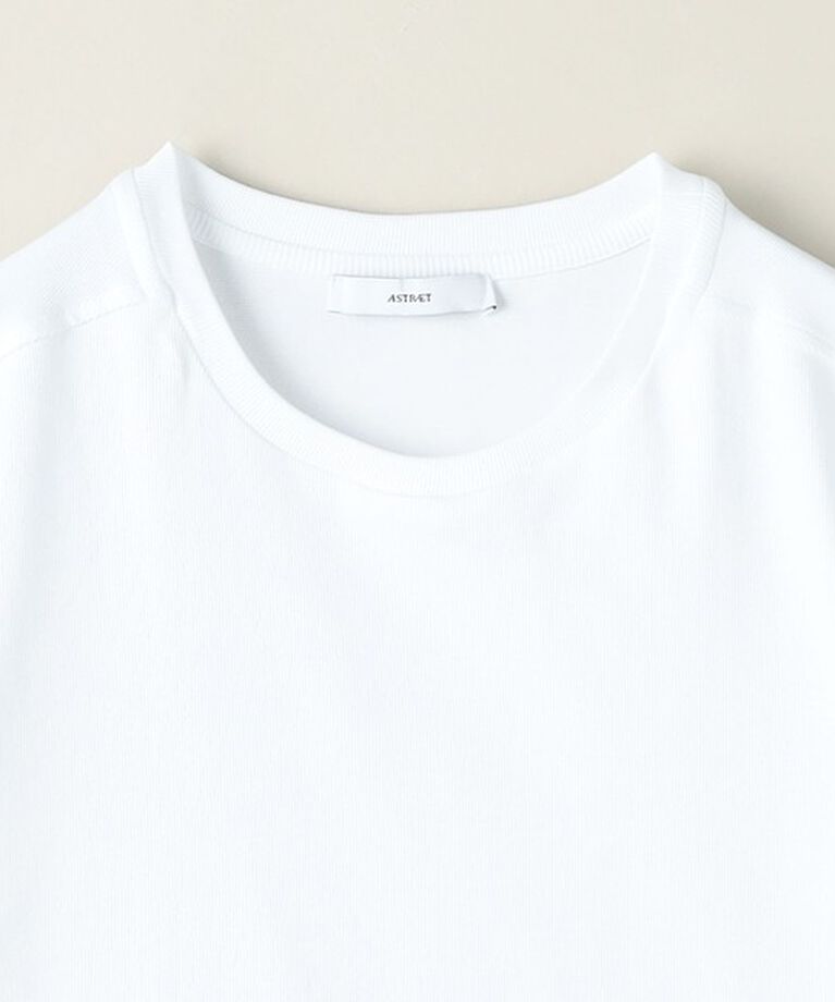 ASTRAET「＜ASTRAET＞リブ コンビ クルーネックカットソー」|Tシャツ・カットソー|
