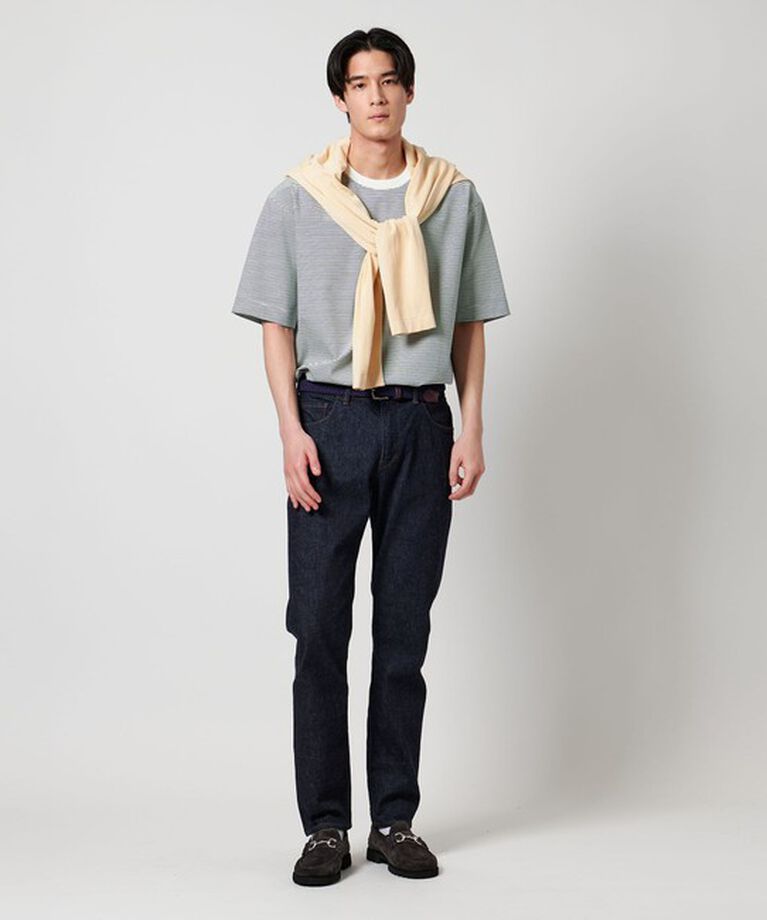 UNITED ARROWS「ポンチ ボーダー Tシャツ デオドランド ー抗菌防臭・接触冷感ー」|Tシャツ・カットソー|