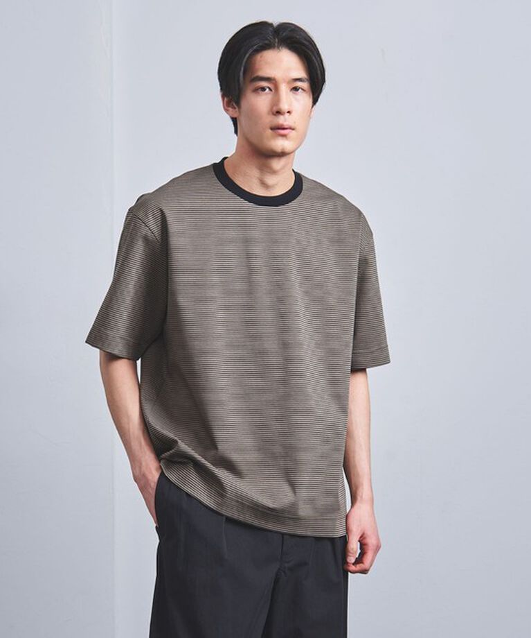 UNITED ARROWS「ポンチ ボーダー Tシャツ デオドランド ー抗菌防臭・接触冷感ー」|Tシャツ・カットソー|MOCA