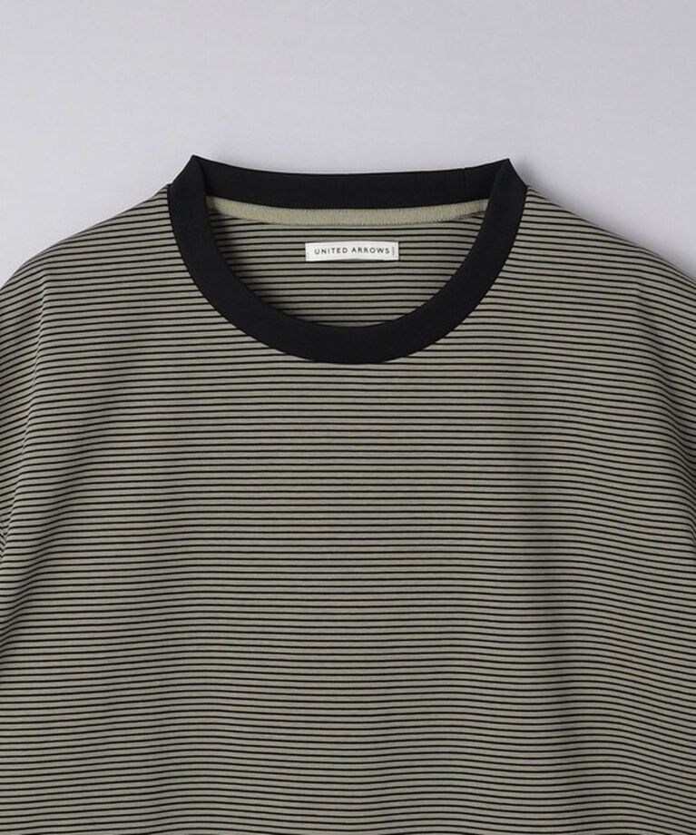 UNITED ARROWS「ポンチ ボーダー Tシャツ デオドランド ー抗菌防臭・接触冷感ー」|Tシャツ・カットソー|