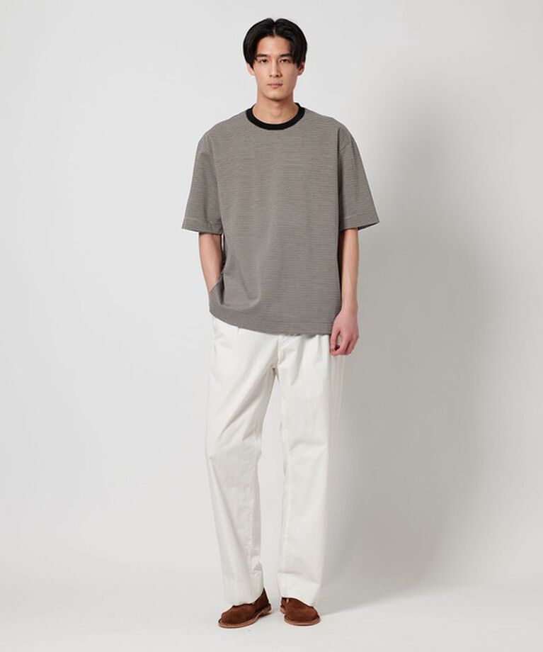 UNITED ARROWS「ポンチ ボーダー Tシャツ デオドランド ー抗菌防臭・接触冷感ー」|Tシャツ・カットソー|