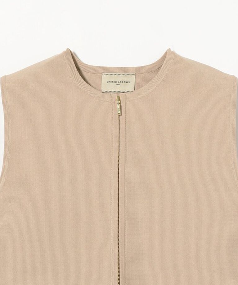 UNITED ARROWS「フラワー サテン コンビ ベスト」|ベスト・ジレ|