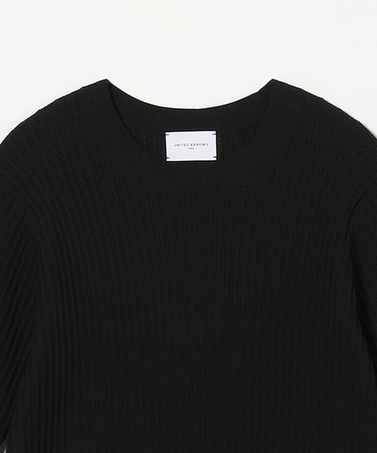 UNITED ARROWS「メッシュ ハーフスリーブ ニット」|ニット・セーター|